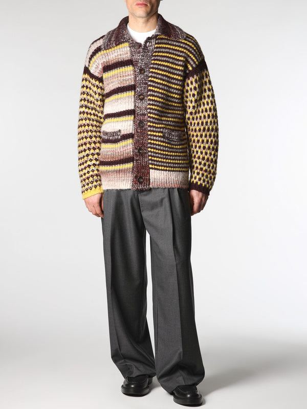 Camicia mix punti multicolor