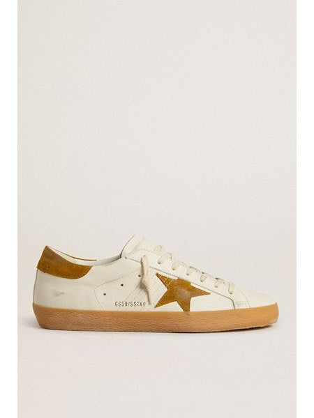 Super-Star Leather Upper Toe and Tongue Suede Star and Heel