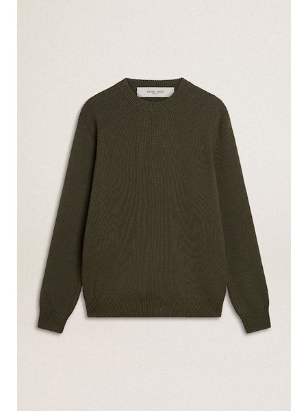 M'S Knit Regular Crew Neck Organic Cotton with Logo