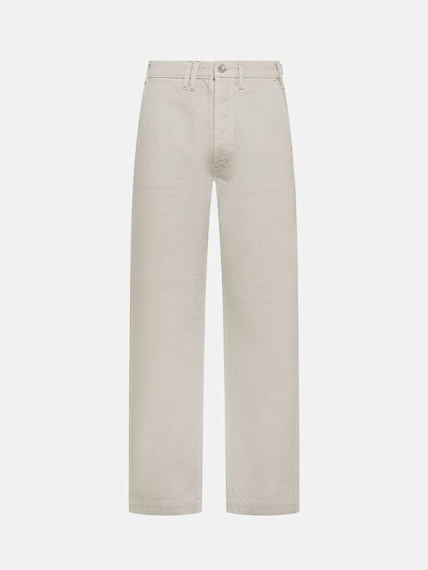 Full chino wide straight leg dyed