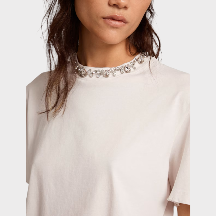 GOLDEN GOOSE T-shirt With Cabochon Crystals - immagine 3