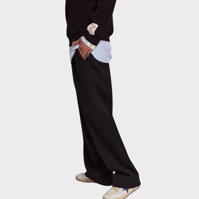 GOLDEN GOOSE Wide Leg Wool Trousers