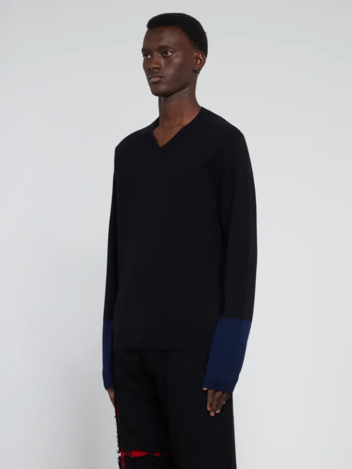 COMME DES GARÇONS Men’s V-Neck Sweater - immagine 2