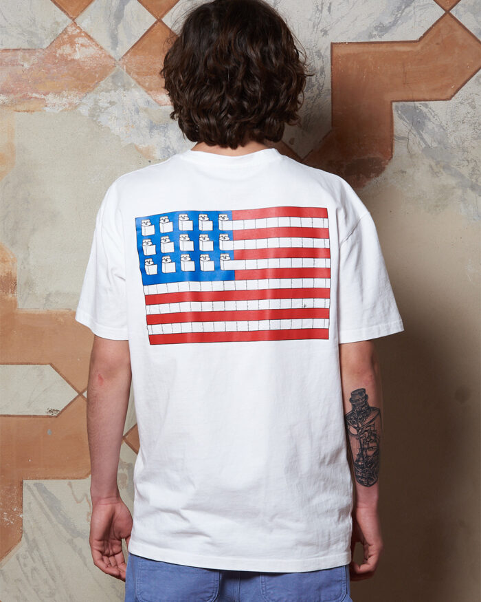 Inc. Unisex T-Shirt By The View Of Noone The Flag Graphic