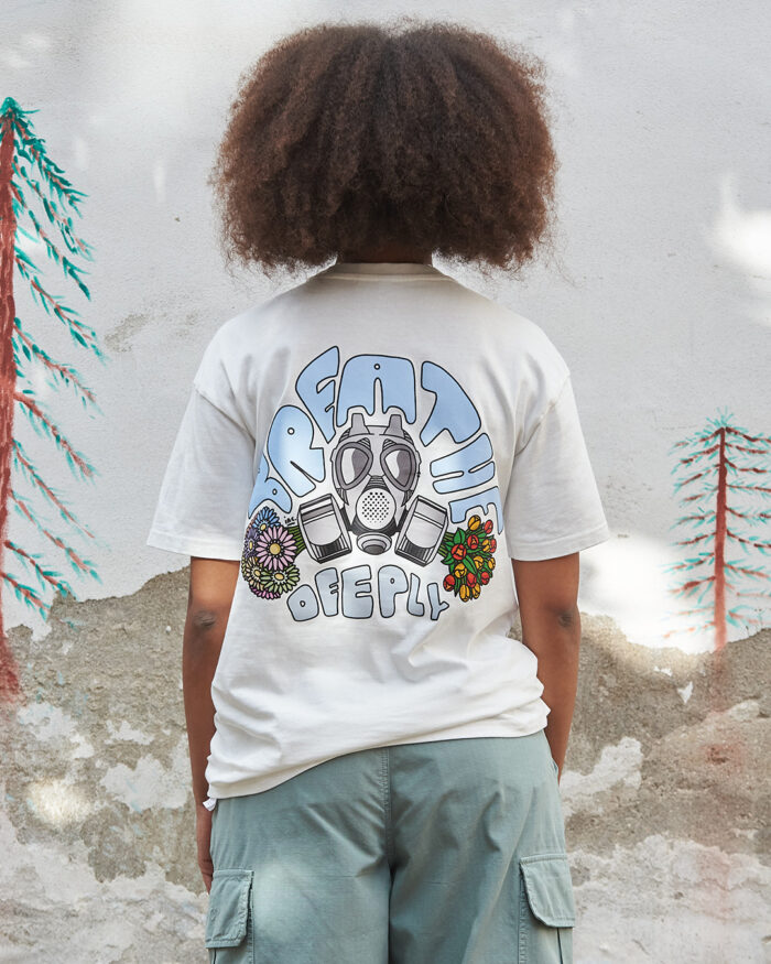 Inc. Unisex T-Shirt By The View Of Noone Breathe Deeply Graphic - immagine 3