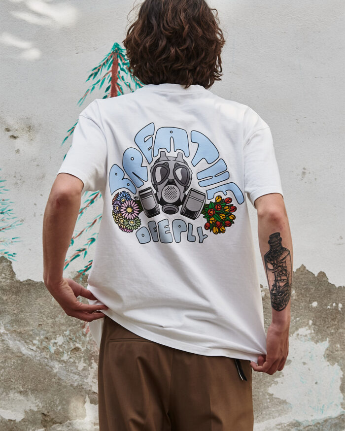 Inc. Unisex T-Shirt By The View Of Noone Breathe Deeply Graphic