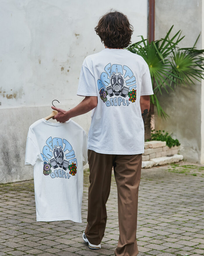 Inc. Unisex T-Shirt By The View Of Noone Breathe Deeply Graphic - immagine 6