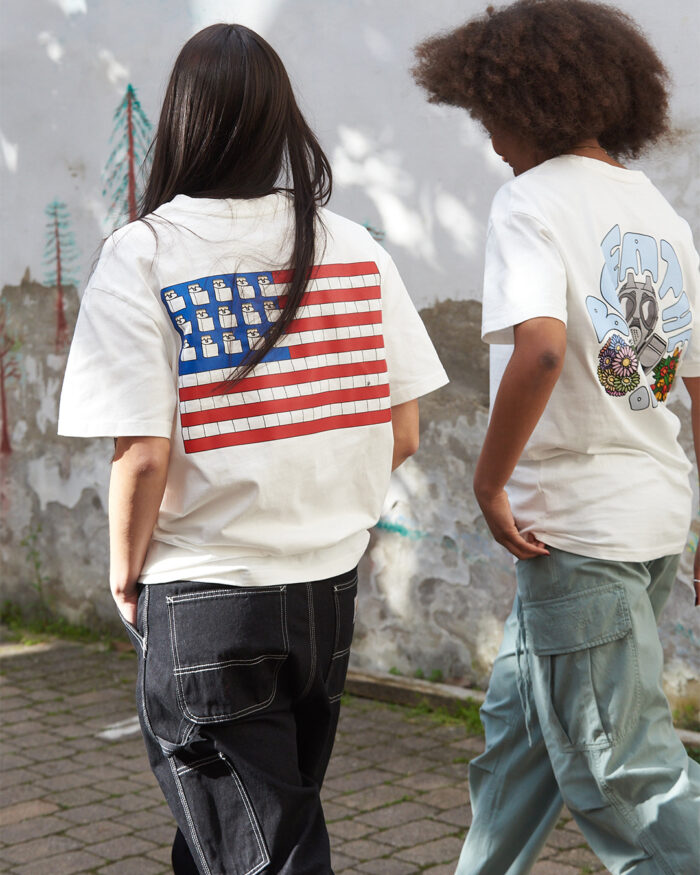 Inc. Unisex T-Shirt By The View Of Noone The Flag Graphic - immagine 5