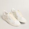 GOLDEN GOOSE MatchStar Sneakers in White Shiny Leather Upper - immagine 2