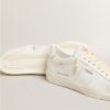 GOLDEN GOOSE MatchStar Sneakers in White Shiny Leather Upper - immagine 3