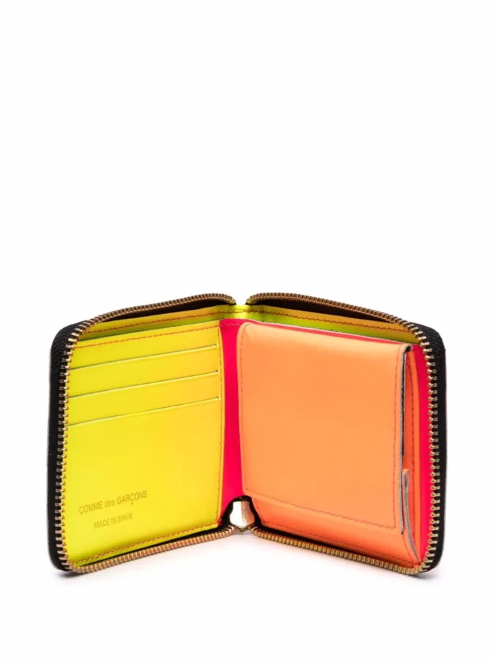 COMME DES GARÇONS Super Fluo Full Zip Around Wallet - immagine 3