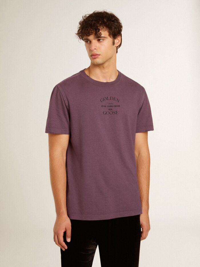 GOLDEN GOOSE Men's T-Shirt with Logo Print