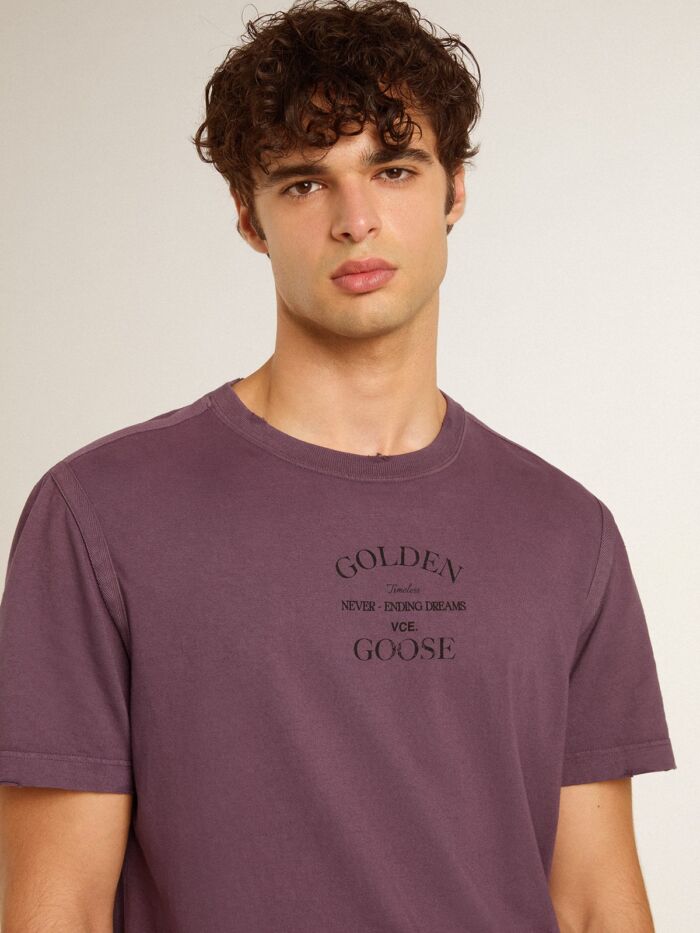 GOLDEN GOOSE Men's T-Shirt with Logo Print - immagine 3