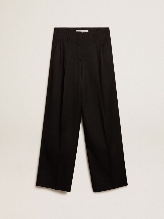 GOLDEN GOOSE W'S Pant Wide Leg Light Wool Gabardine