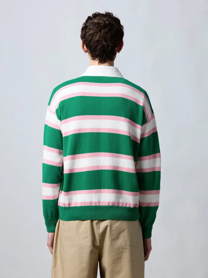 ROBERTO COLLINA Stripes Polo Comfy Fit - immagine 3