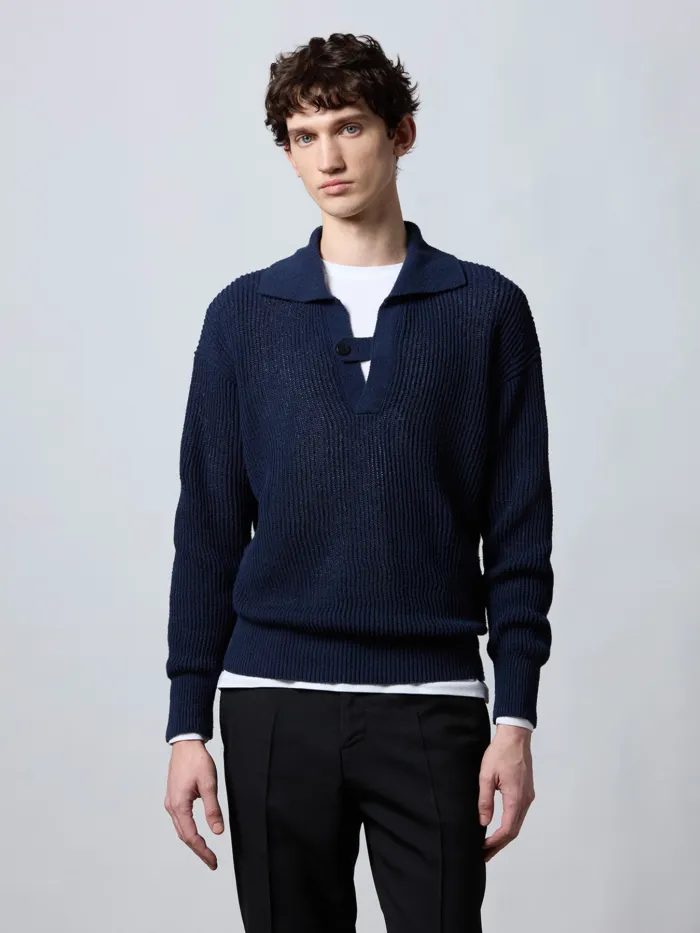 ROBERTO COLLINA Fisherman Polo Comfy Fit - immagine 2
