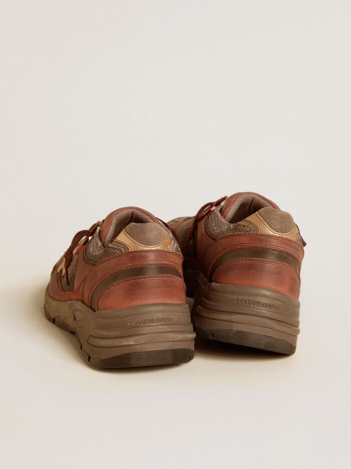 GOLDEN GOOSE Dad-Star In Rame mesh and Leather Upper With Laminated Star - immagine 4