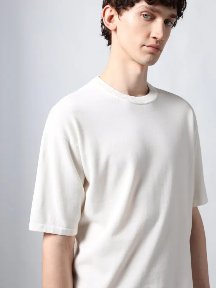 ROBERTO COLLINA Boxy Cotton T-Shirt - immagine 4