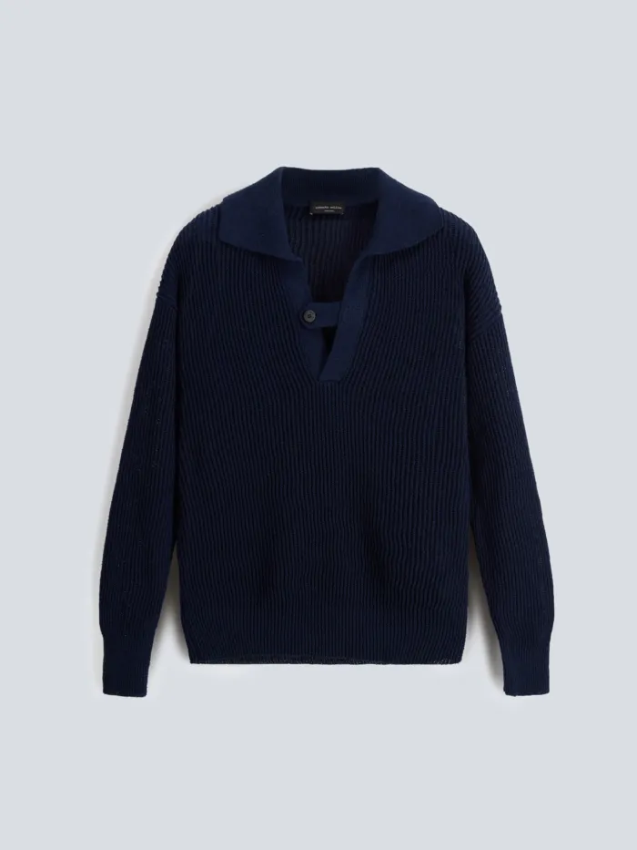 ROBERTO COLLINA Fisherman Polo Comfy Fit - immagine 5