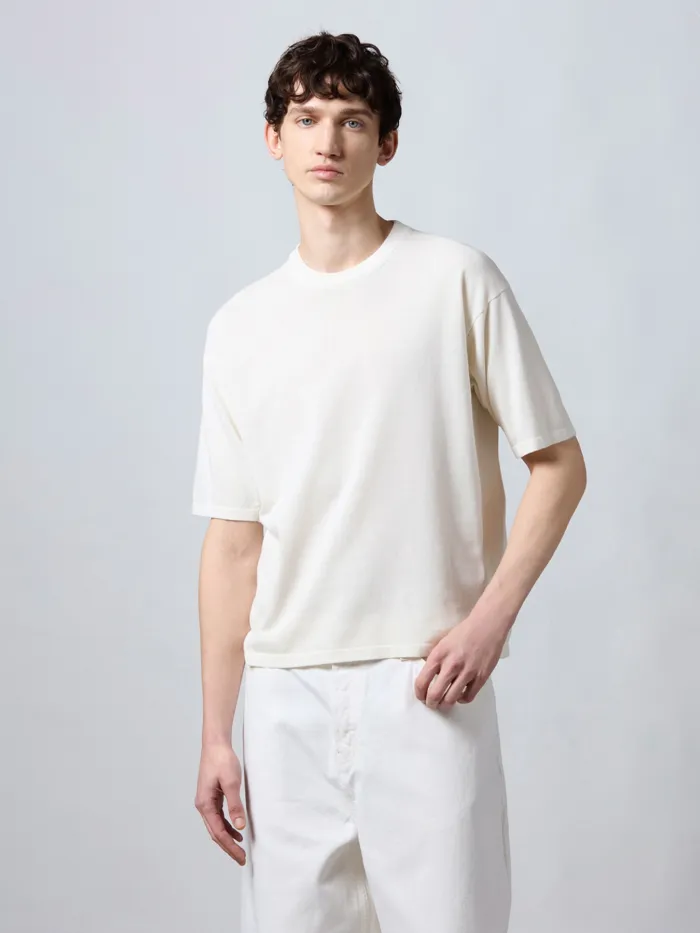 ROBERTO COLLINA Boxy Cotton T-Shirt - immagine 2
