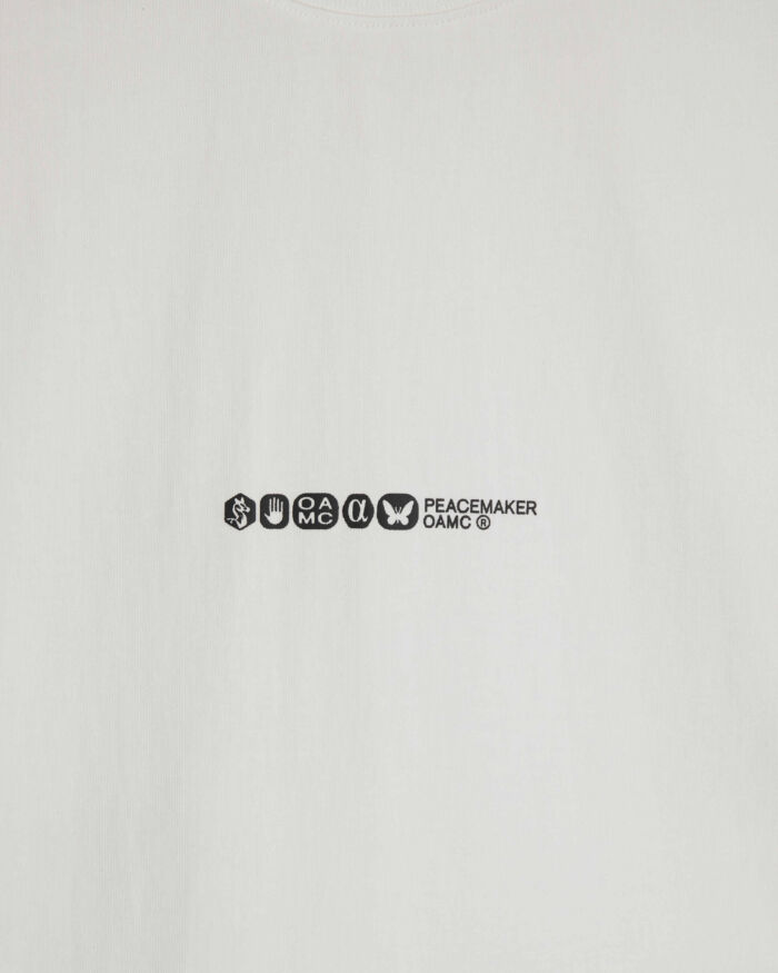 OAMC PEACEMAKER Painted Double Layer Boxy T-Shirt - immagine 3