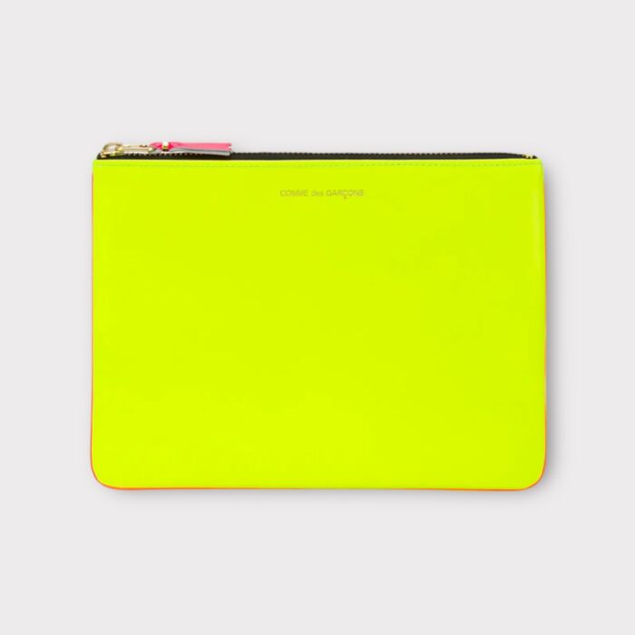 COMME DES GARÇONS Super Fluo Zip Pouch